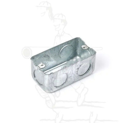 Antirust Prostokątna elektryczna skrzynka przyłączeniowa Metalowa puszka przyłączeniowa 1,0 mm-1,6 mm