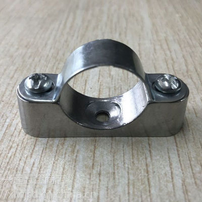 SS304 Siodło do rur przewodowych 20 mm Siodełka metalowe Wysoka odporność na korozję
